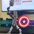 Khiên Captain America cho mô hình Lucky 13 - Thumbnail 1