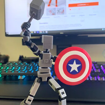 Khiên Captain America cho mô hình Lucky 13