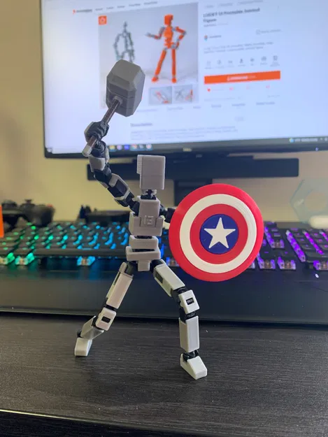 Khiên Captain America cho mô hình Lucky 13 - Image 4