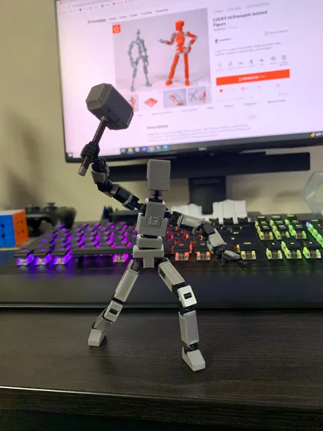 Búa Thor Mjolnir cho mô hình in 3D Lucky 13 - Image 3