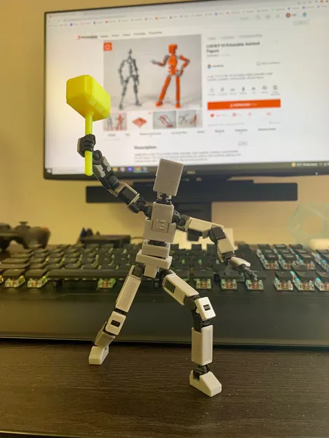 Búa Thor Mjolnir cho mô hình in 3D Lucky 13 - Image 4