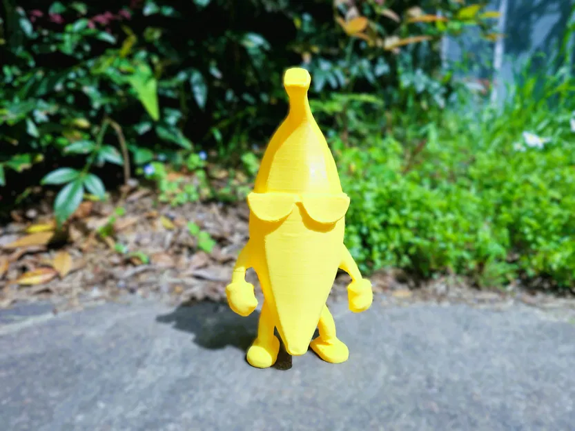 Mô hình Banana Bonanza Stumble Guys 3D - Hình chú chuối cực chất - Image 1