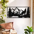 WallArt Mountains Wolf Nature 001 - Tranh treo tường nghệ thuật 3D - Thumbnail 1
