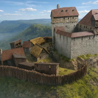 Mô hình Lâu đài Burg Greifenstein - Đức (Trung cổ)