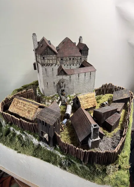 Mô hình Lâu đài Burg Greifenstein - Đức (Trung cổ) - Image 3