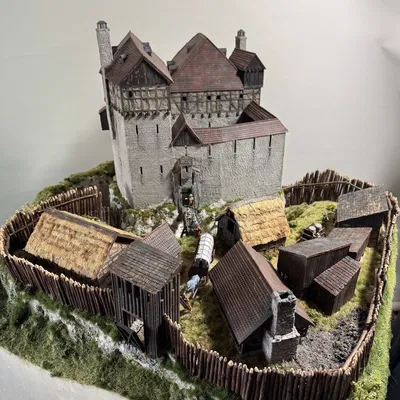 Mô hình Lâu đài Burg Greifenstein - Đức (Trung cổ)