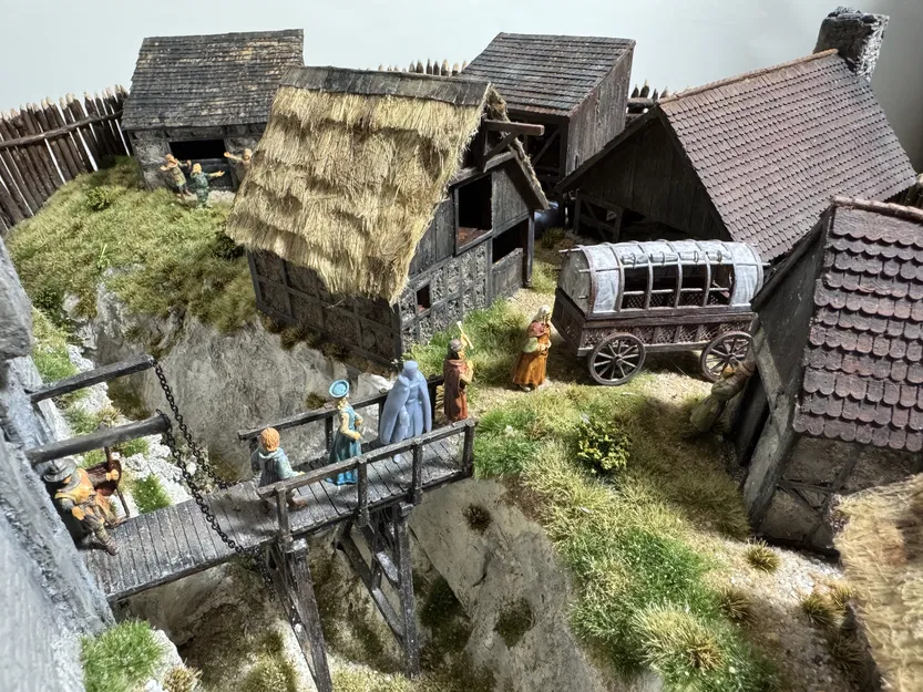 Mô hình Lâu đài Burg Greifenstein - Đức (Trung cổ) - Image 5