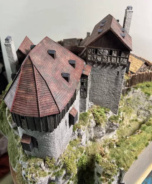 Mô hình Lâu đài Burg Greifenstein - Đức (Trung cổ) - Image 7