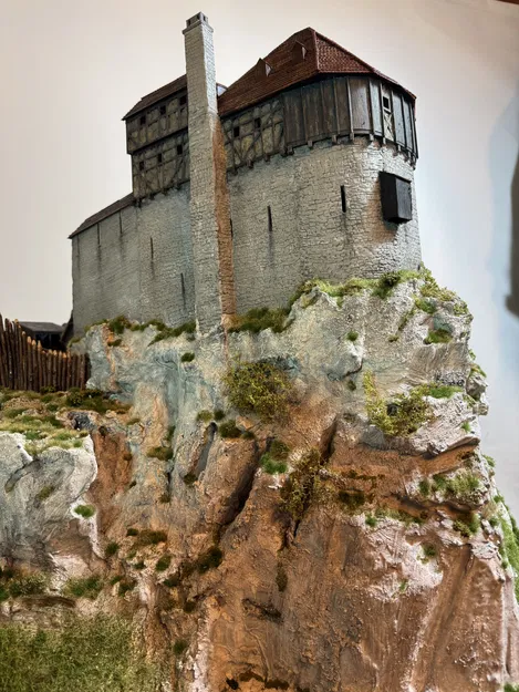 Mô hình Lâu đài Burg Greifenstein - Đức (Trung cổ) - Image 9