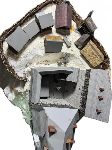 Mô hình Lâu đài Burg Greifenstein - Đức (Trung cổ) - Image 14