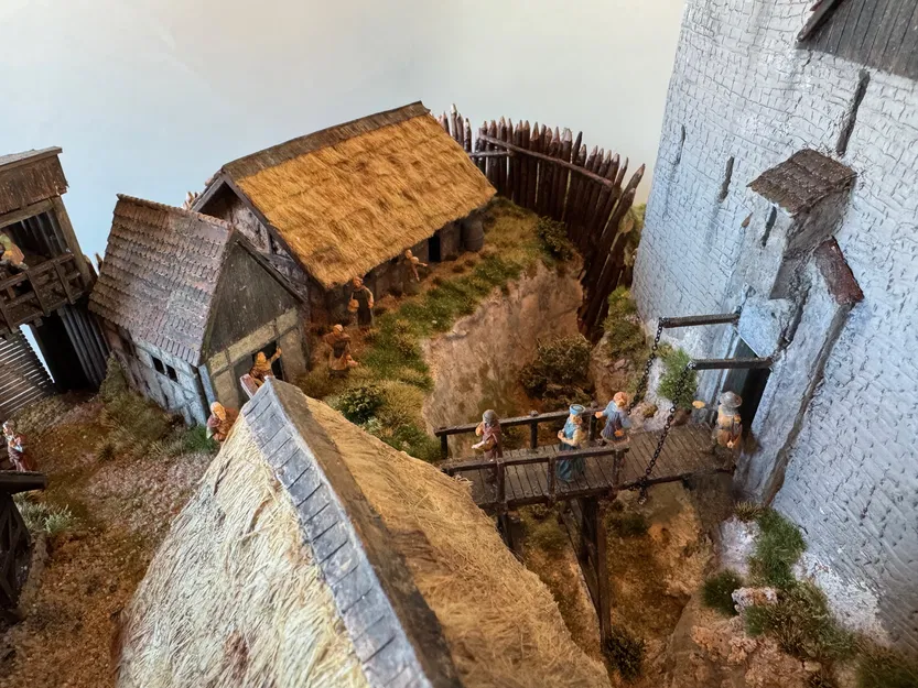 Mô hình Lâu đài Burg Greifenstein - Đức (Trung cổ) - Image 15