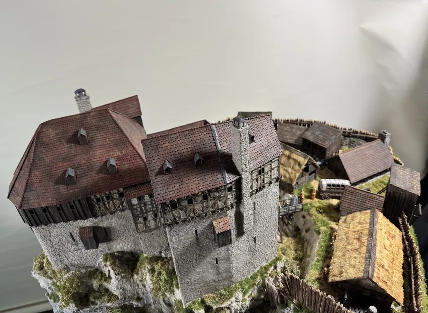 Mô hình Lâu đài Burg Greifenstein - Đức (Trung cổ) - Image 16