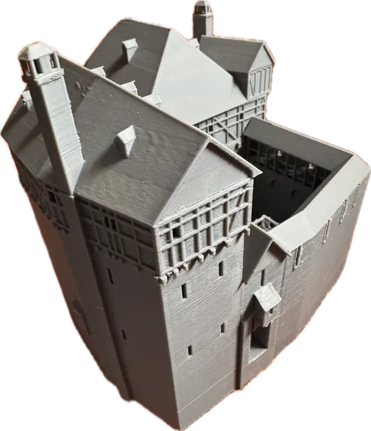 Mô hình Lâu đài Burg Greifenstein - Đức (Trung cổ) - Image 18