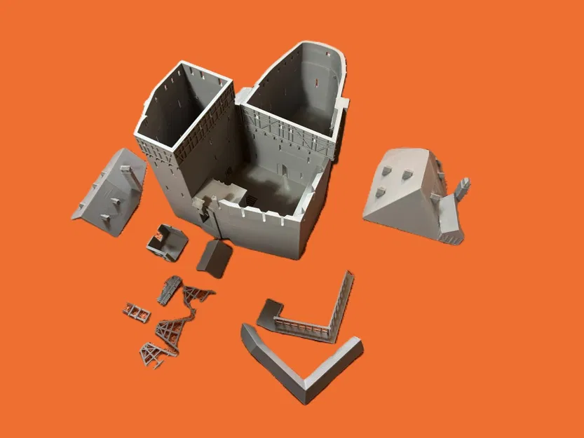 Mô hình Lâu đài Burg Greifenstein - Đức (Trung cổ) - Image 19