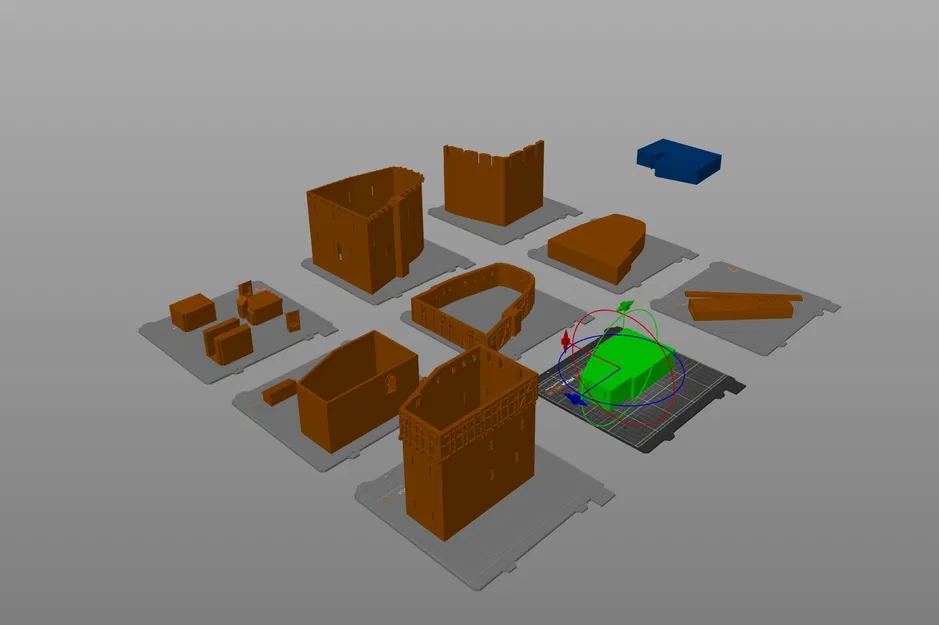 Mô hình Lâu đài Burg Greifenstein - Đức (Trung cổ) - Image 24