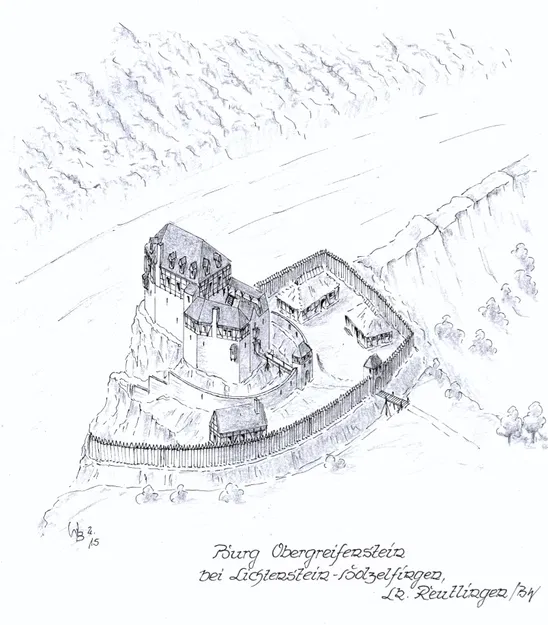 Mô hình Lâu đài Burg Greifenstein - Đức (Trung cổ) - Image 29