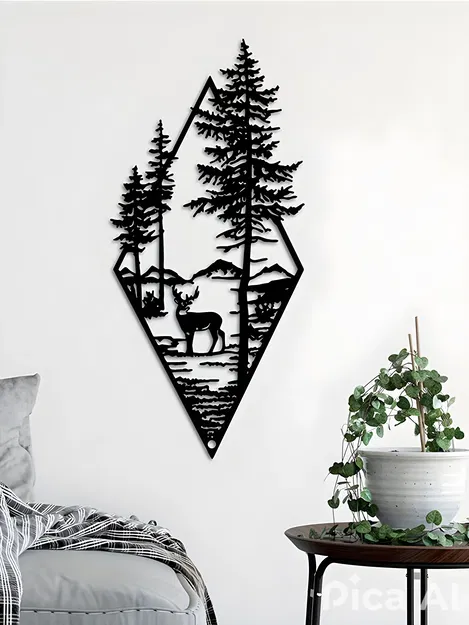 WallArt Nature Animal 002 - Tranh treo tường 3D nghệ thuật - Image 1