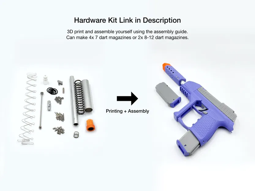 Znc Aus - Súng Nerf lục lặc mạnh mẽ, nạp đạn qua băng, lên tới 200FPS - Image 2