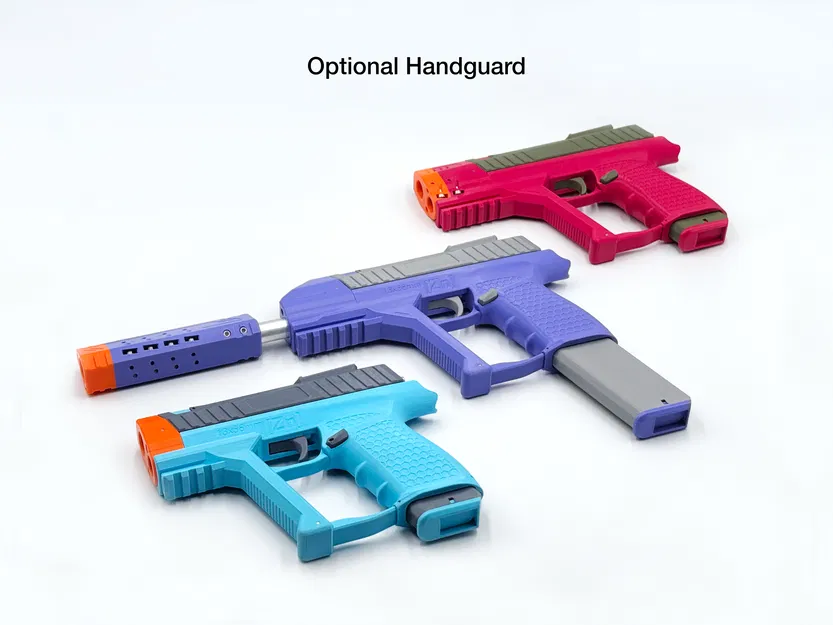 Znc Aus - Súng Nerf lục lặc mạnh mẽ, nạp đạn qua băng, lên tới 200FPS - Image 7