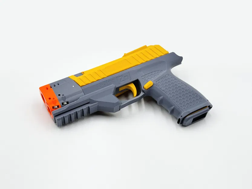 Znc Aus - Súng Nerf lục lặc mạnh mẽ, nạp đạn qua băng, lên tới 200FPS - Image 11