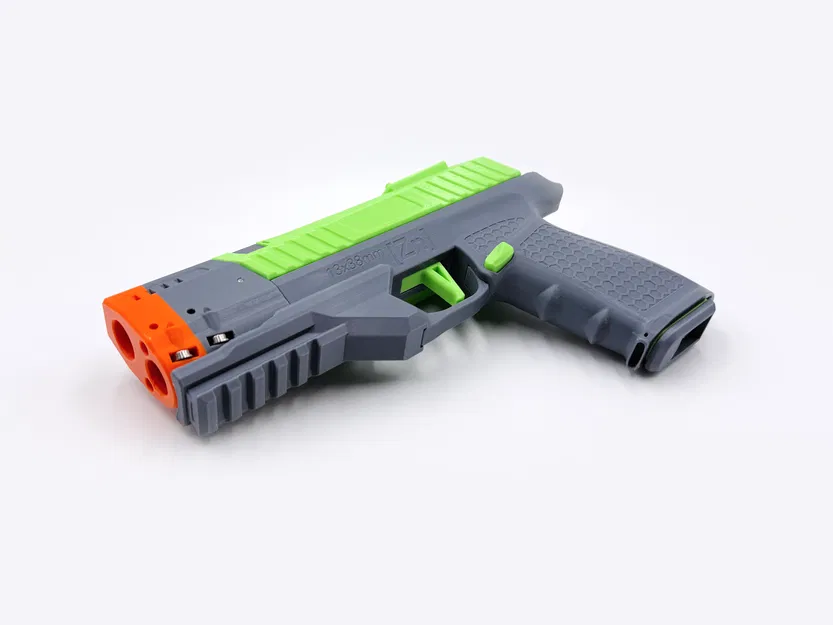 Znc Aus - Súng Nerf lục lặc mạnh mẽ, nạp đạn qua băng, lên tới 200FPS - Image 12
