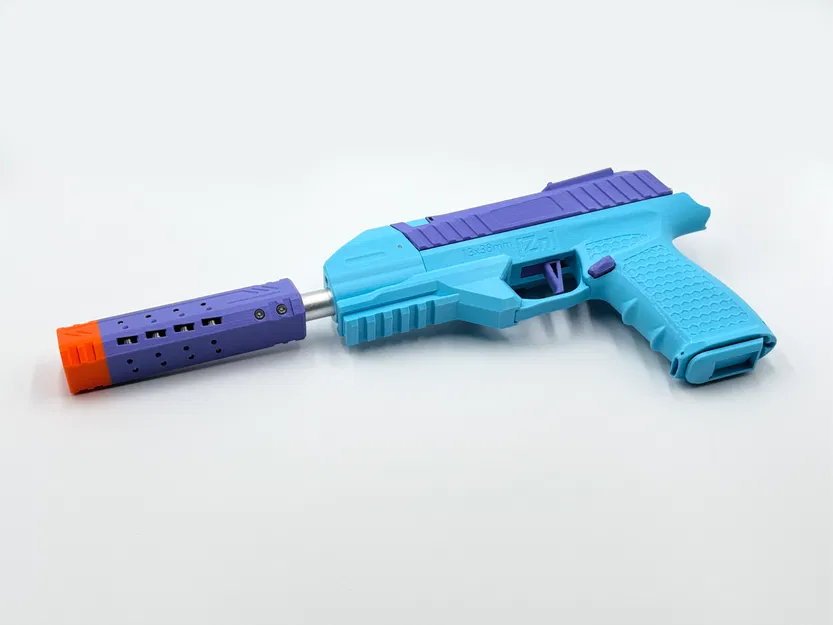 Znc Aus - Súng Nerf lục lặc mạnh mẽ, nạp đạn qua băng, lên tới 200FPS - Image 13