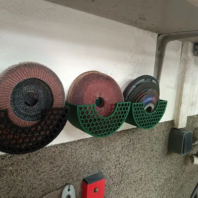 Giá treo đĩa máy mài góc gắn tường (50mm) - Tự in 3D gọn gàng