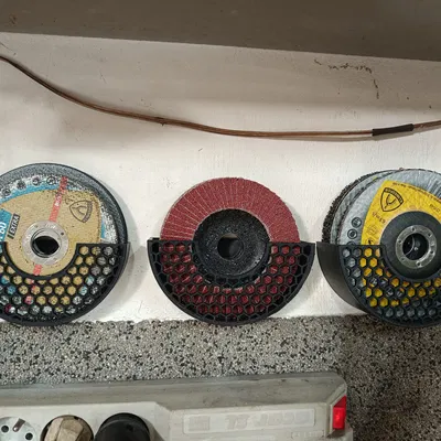 Giá treo đĩa máy mài góc gắn tường (50mm) - Tự in 3D gọn gàng