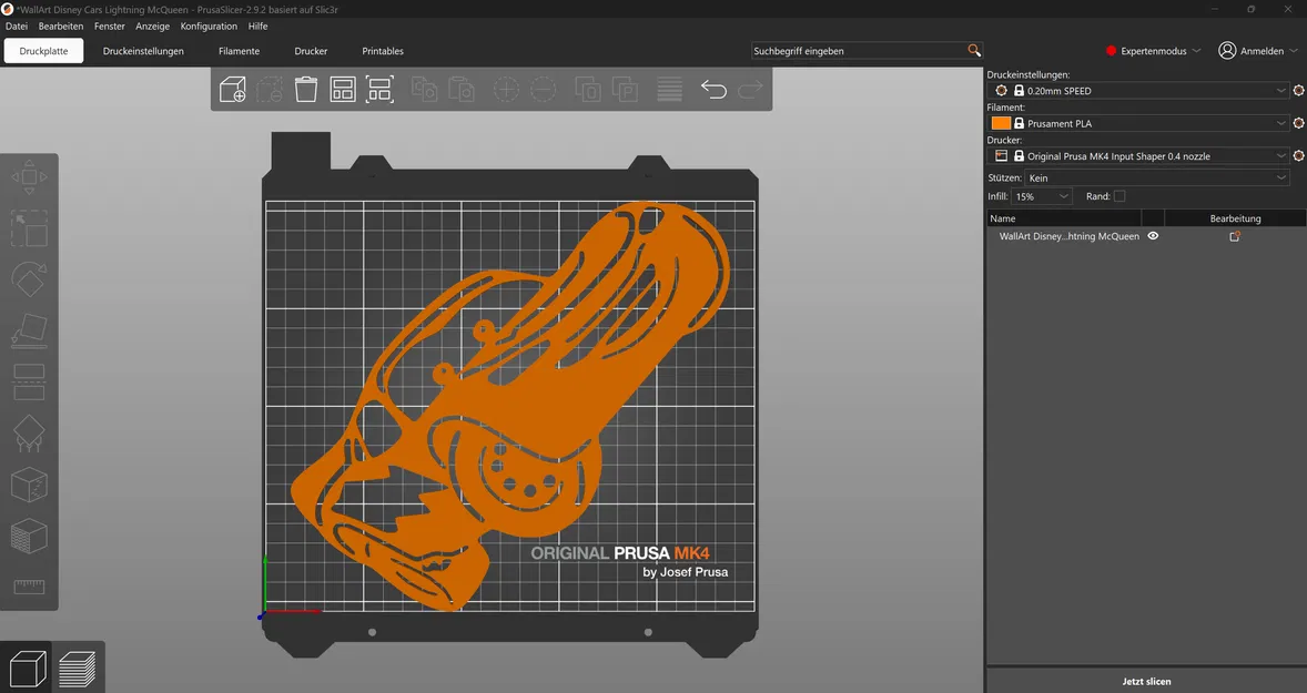Tranh treo tường 3D hình Lightning McQueen (Disney Cars) - Image 2