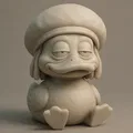Mô hình chú vịt Rasta Duck cực chất cho máy in 3D - Thumbnail 1