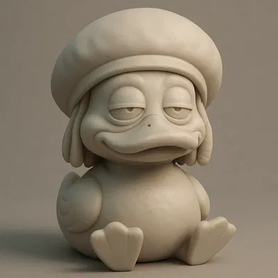 Mô hình chú vịt Rasta Duck cực chất cho máy in 3D