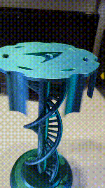 Giá đỡ pipette xoay kèm mô hình xoắn DNA, có thể tùy chỉnh - Image 2