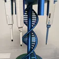 Giá đỡ pipette xoay kèm mô hình xoắn DNA, có thể tùy chỉnh - Thumbnail 3