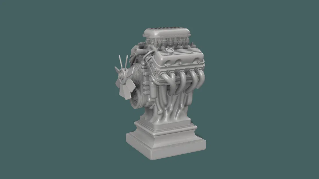 Tượng Động Cơ V8 (V8 Engine Statue) - Image 4