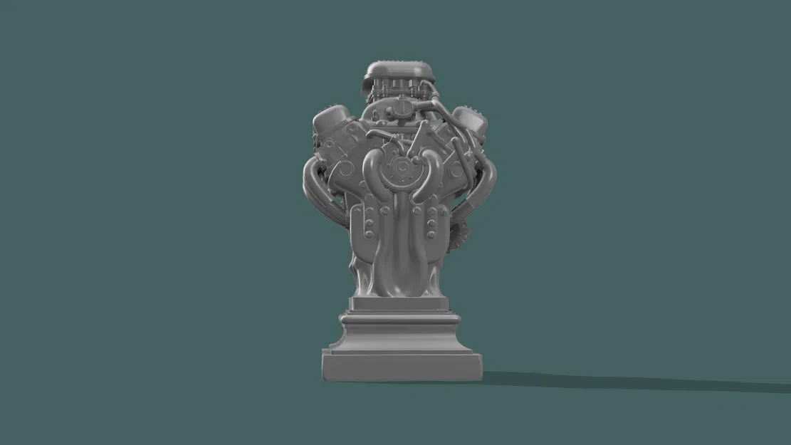Tượng Động Cơ V8 (V8 Engine Statue) - Image 5