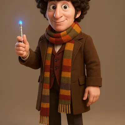 Mô hình 3D The 4th Doctor (Doctor Who) chất lượng cao