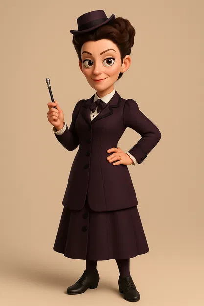 Mô hình 3D Missy - Nhân vật cá tính từ Doctor Who - Image 1