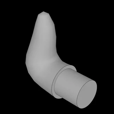 Mô hình sừng bò in 3D tương thích với hệ thống Lego