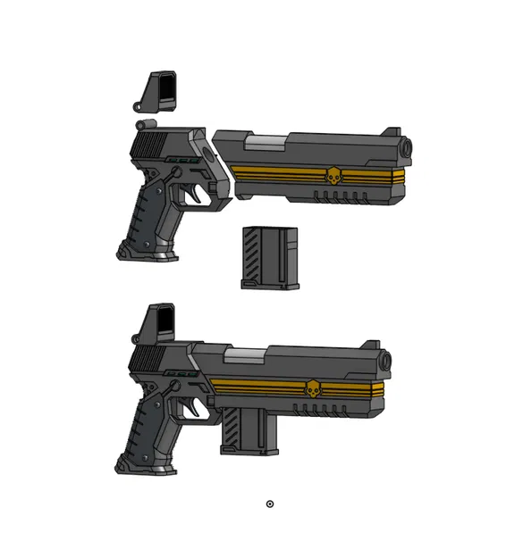 Mô hình súng P-92 Warrant từ Helldivers 2 - File in 3D chất lượng - Image 1
