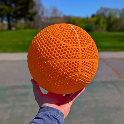 Bóng rổ không hơi (Airless Basketball) - Nhựa FiberFlex 30D