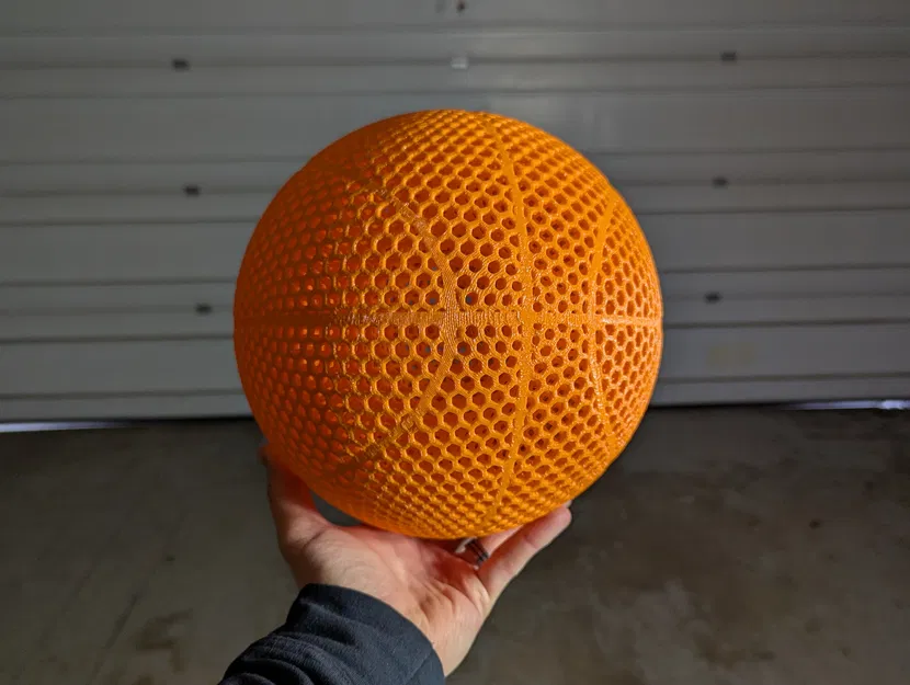 Bóng rổ không hơi (Airless Basketball) - Nhựa FiberFlex 30D - Image 2