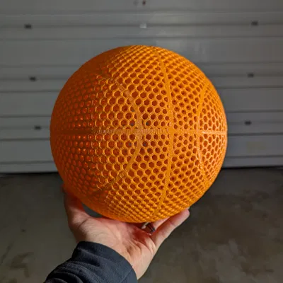 Bóng rổ không hơi (Airless Basketball) - Nhựa FiberFlex 30D