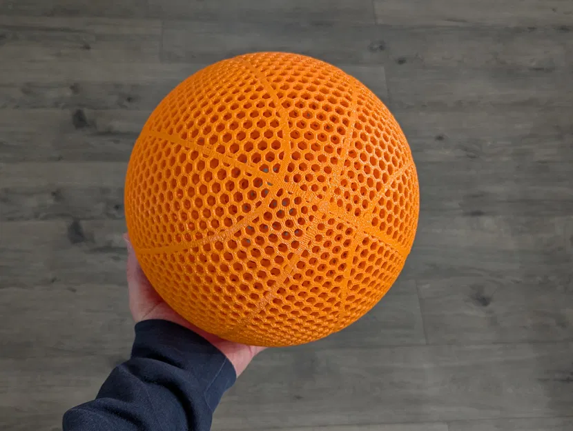 Bóng rổ không hơi (Airless Basketball) - Nhựa FiberFlex 30D - Image 3
