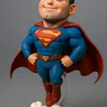 Superman Đang Bay - Mô Hình 3D Phong Cách Chibi - Thumbnail 3