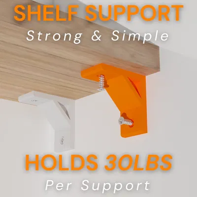 Ke đỡ kệ siêu chắc V1-2 - Chịu tải 30lbs! (Đã kiểm nghiệm)