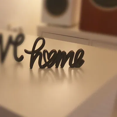 HOME – Mô hình chữ trang trí để bàn