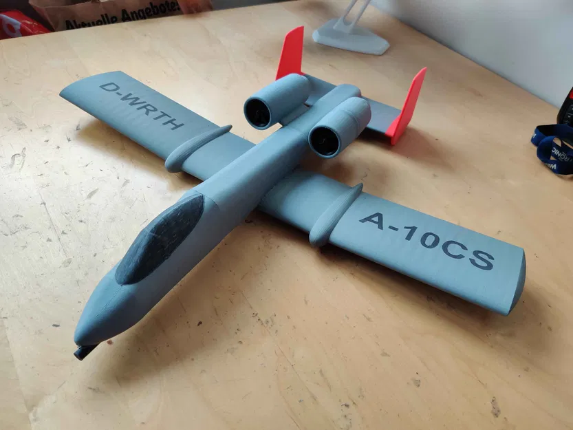 A-10CS | Mô hình máy bay RC hai quạt EDF 30mm in 3D hoàn chỉnh - Image 1