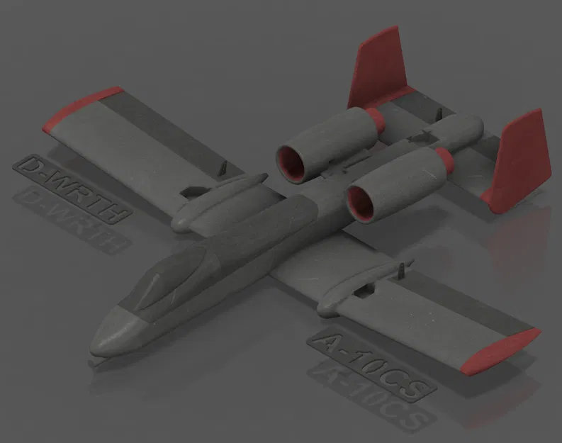 A-10CS | Mô hình máy bay RC hai quạt EDF 30mm in 3D hoàn chỉnh - Image 2