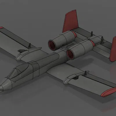 A-10CS | Mô hình máy bay RC hai quạt EDF 30mm in 3D hoàn chỉnh