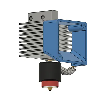 Bộ tản nhiệt và ống gió Hotend Elegoo Centauri Carbon E3D Revo
